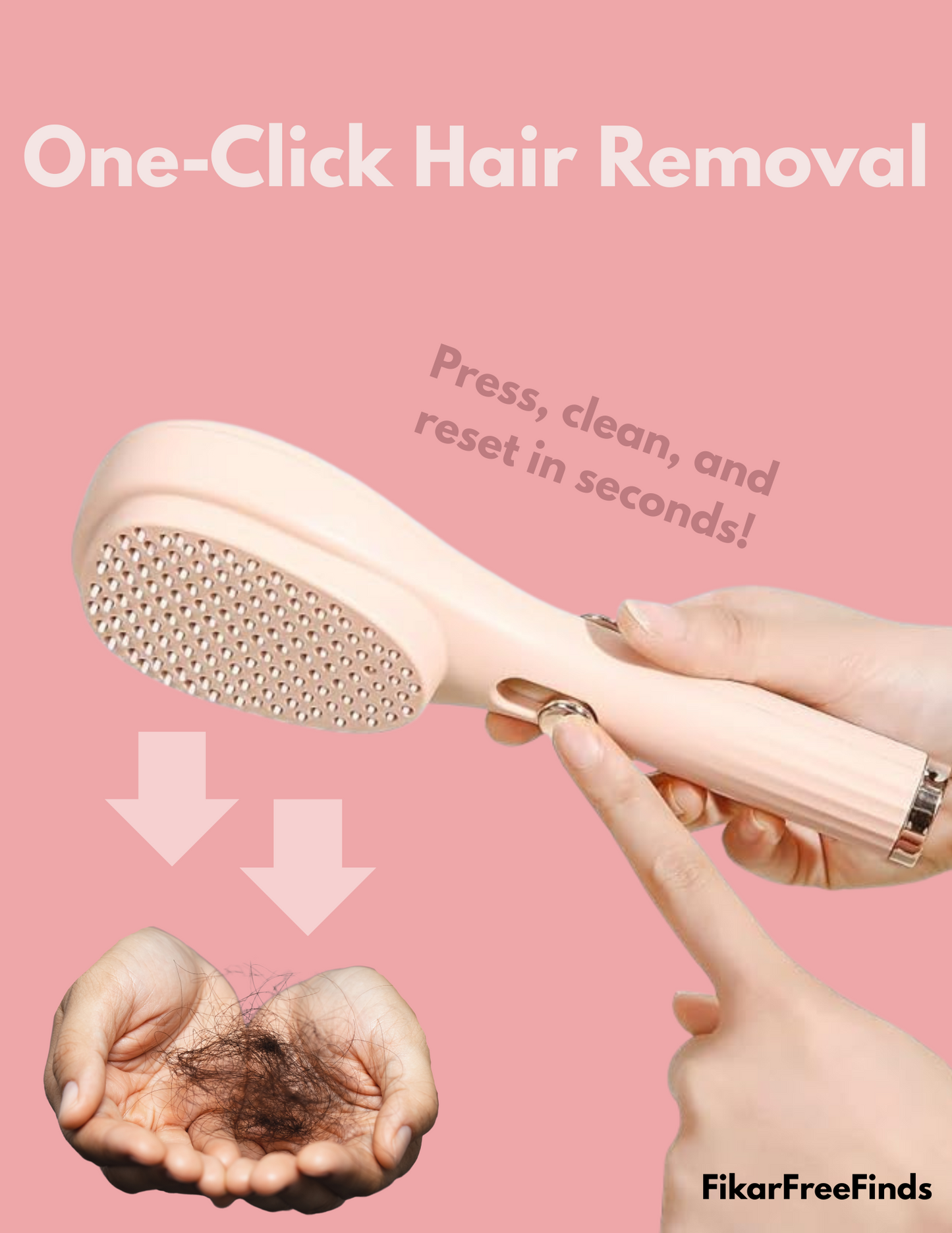 EasyEject Massage Comb