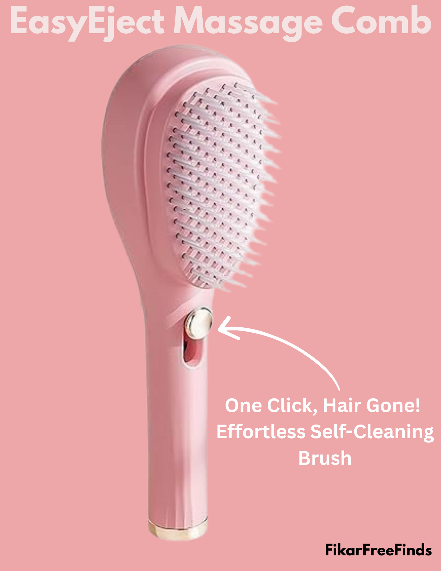 EasyEject Massage Comb