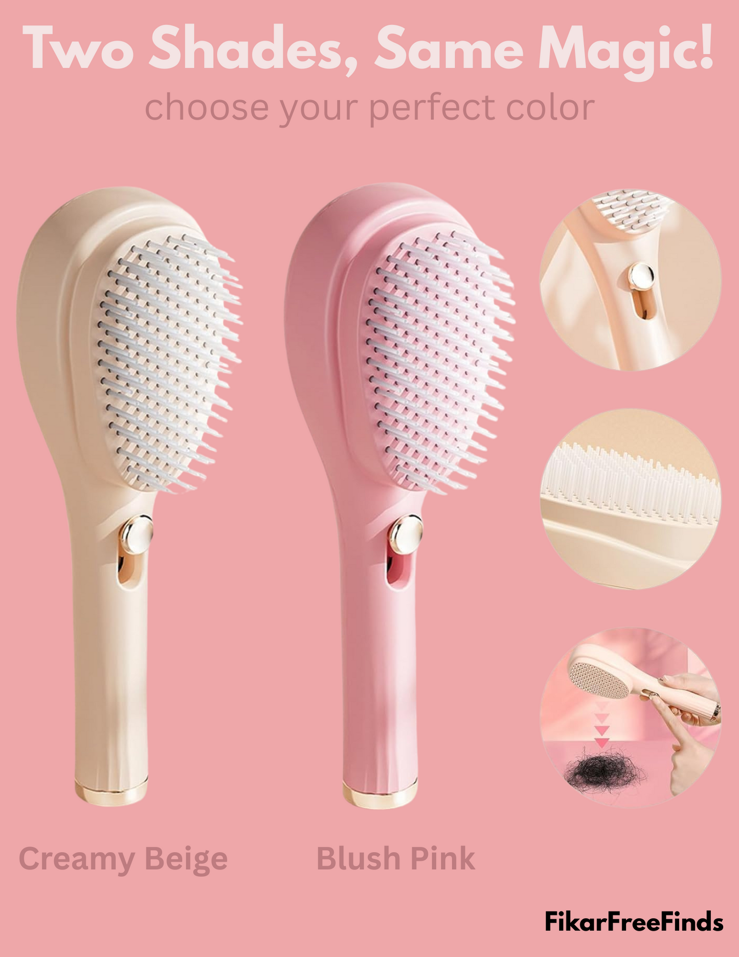 EasyEject Massage Comb